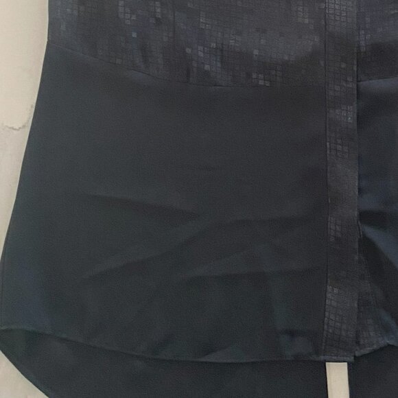 Melanie Lyne - Sleeveless, Black Patterned, Lightweight Top, Size M - Picture 5 of 7